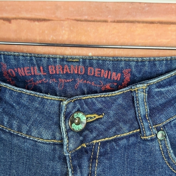 📣2/40$📣 O'NEILL women's jeans size 7  sight flare low raise Y2K - Picture 3 of 8